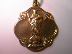 medalla san pedro martir oro plata